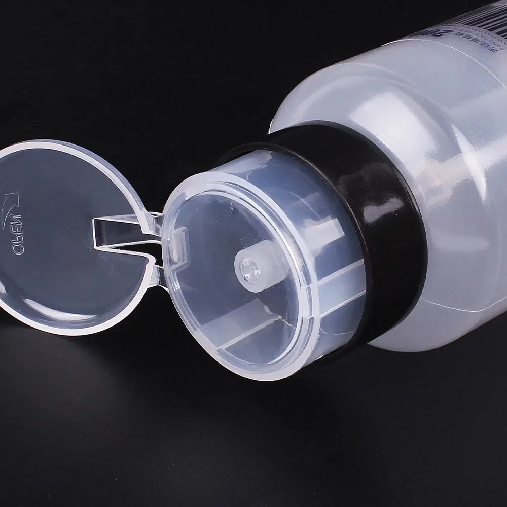 LUXIANZI 200 мл пластиковая бутылка для спирта с замком, очиститель для хранения, паяльная паста, флюсовый пресс для ремонта телефона, ПК, планшета