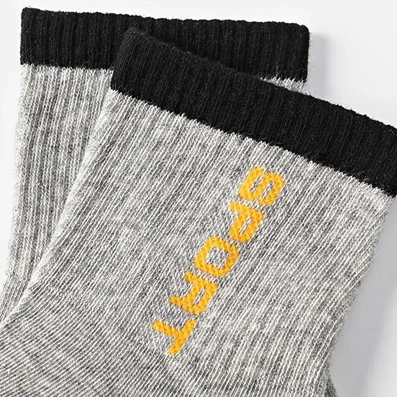 5 pares de calcetines deportivos de cuarto de longitud para hombre para deportes en otoño/invierno
