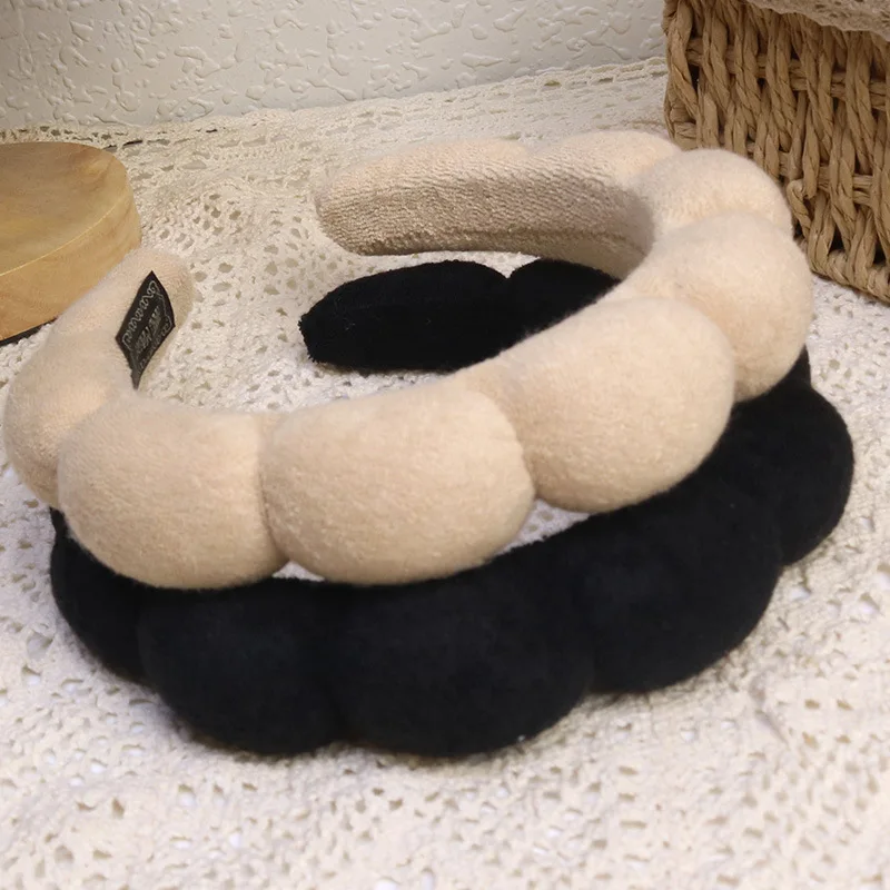 Moda esponja bandana para mulheres acessórios de cabelo multifuncional cabeça banda para rosto lavagem maquiagem remoção chuveiro faixa de cabelo