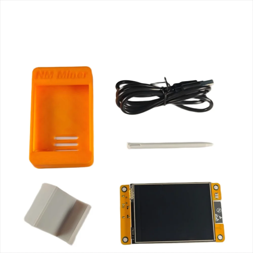 NMMiner NerdMiner V2 Hashrate 1000KH/s Lucky Miner ESP32 2.8 polegadas Smart Display Crypto Solo Lottery Bitcoin ESP32-2432S028R