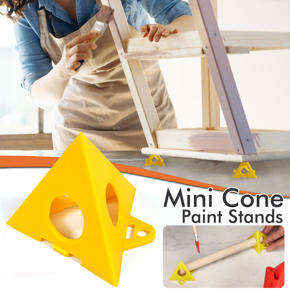 2025 10 peças suportes de pirâmide de pintores, suportes de porta para pintura, suporte de pintura de porta, pirâmides de pintura, suporte de lona para derramamento de pintura