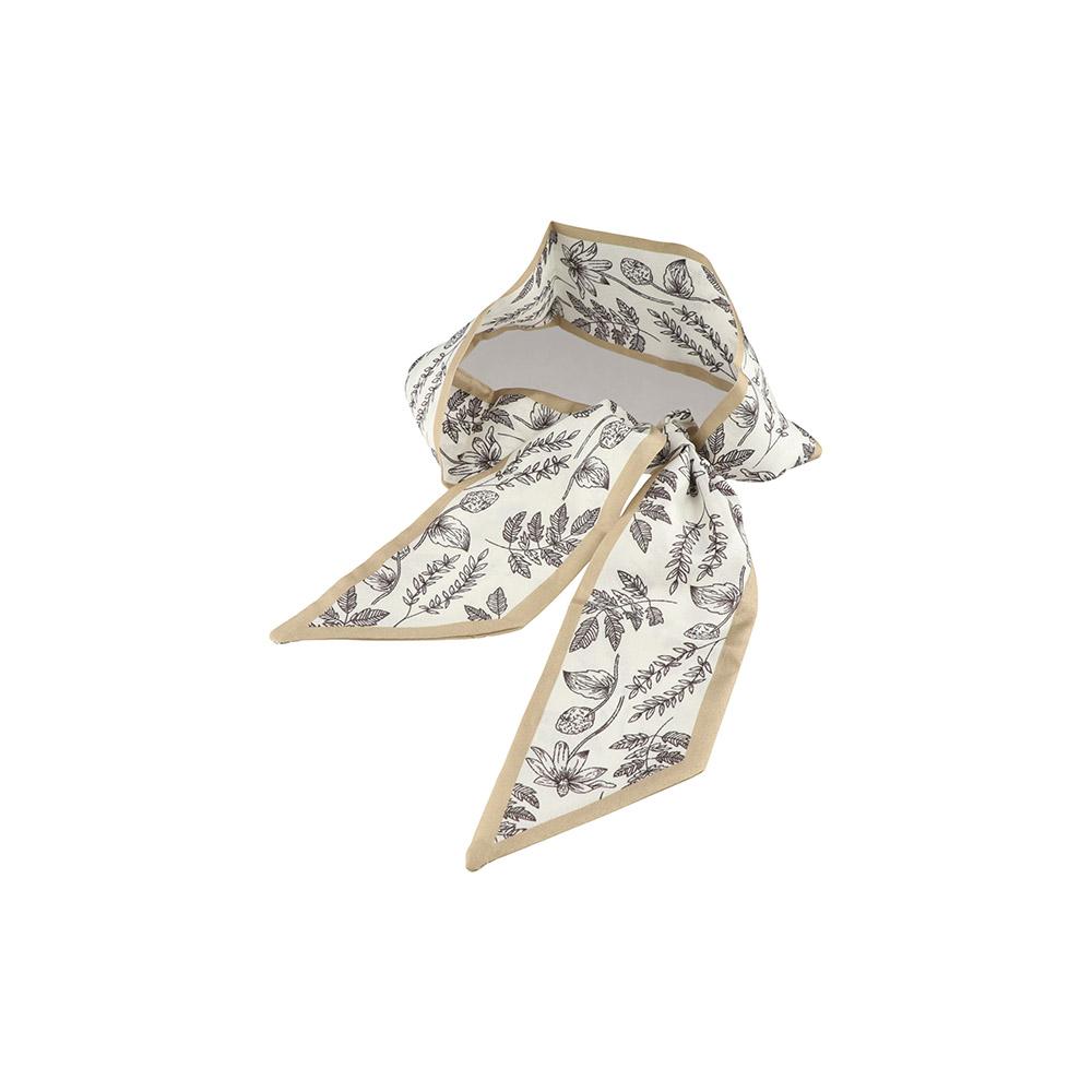 Bufanda de cuello dulce, bufanda larga Ins, pañuelo Floral de hoja, bufanda de seda satinada, cinta para el cabello para mujer, bufanda con estampado de flores, bandas para el cabello