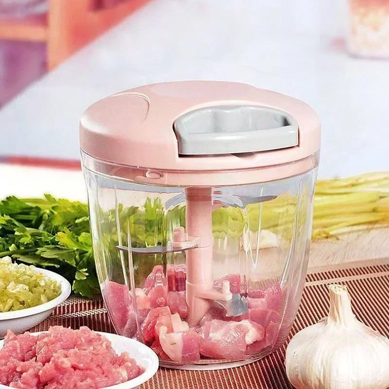 ห้องครัว Householde คู่มือกระเทียมกด Multi-Function บด Chopper อาหารเครื่องตัดผักเนื้อ Gadgets ครัว Masher เครื่องมือ