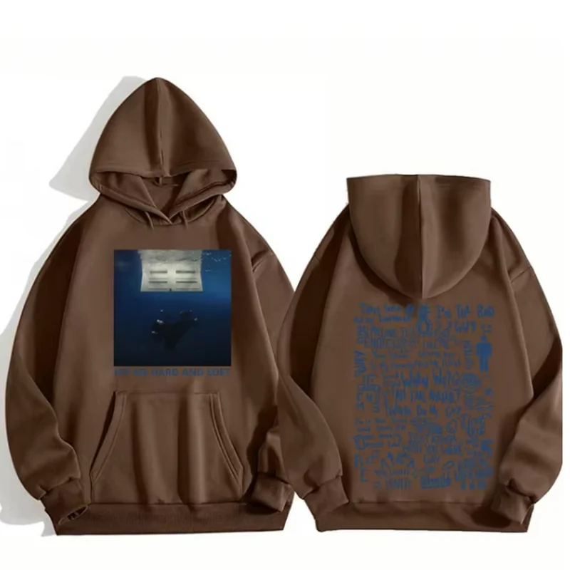Hit Me-Sudadera con capucha de Billie para hombre, ropa deportiva informal, dura y suave, Tour, 2024