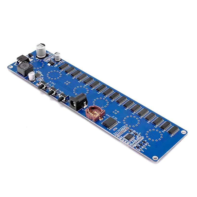 Módulo de reloj electrónico de 12V, micro-usb, DIY, IN14, Nixie Tube, reloj Digital LED, módulo de regalo, Kit de placa de circuito PCBA sin tubos