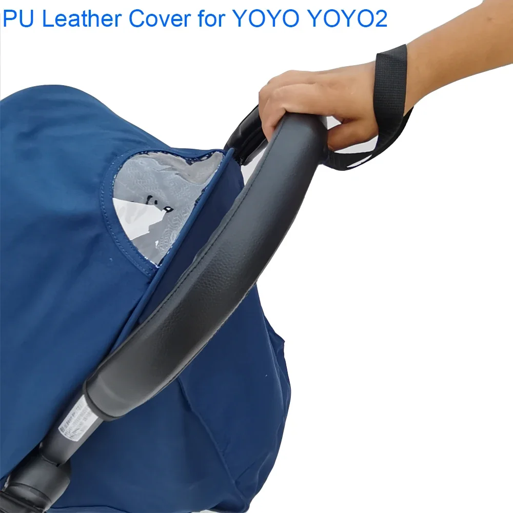 Kinderwagenaccessoires PU lederen beschermhoes Cover van armleuning en handvat voor Babyzen Yoyo Yoyo2 kinderwagen