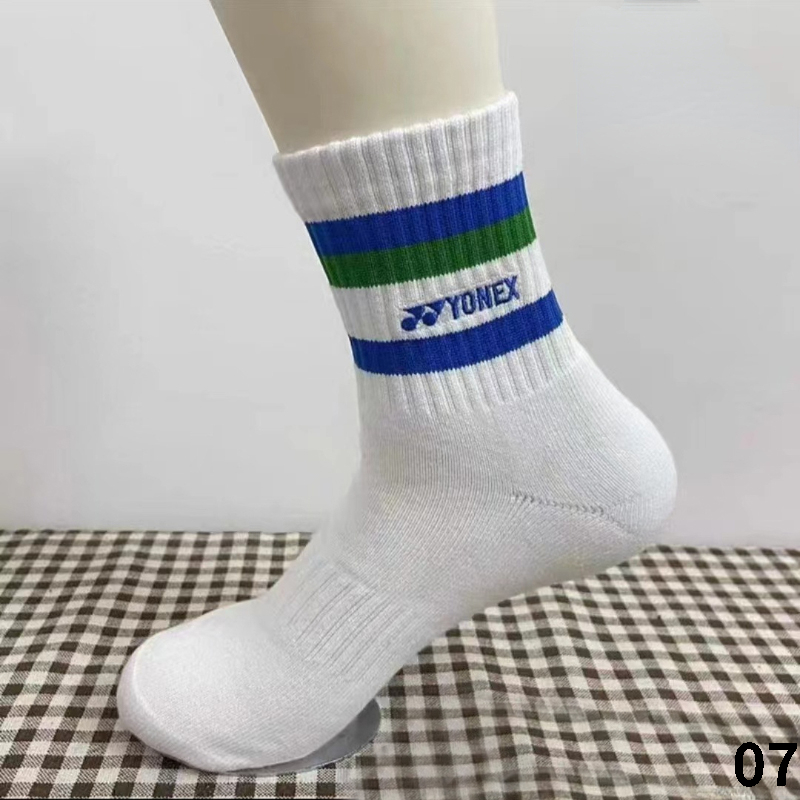 YONEX nuevos calcetines de bádminton calcetines deportivos con parte inferior de toalla gruesa absorben el sudor y desodorizar Fitness correr