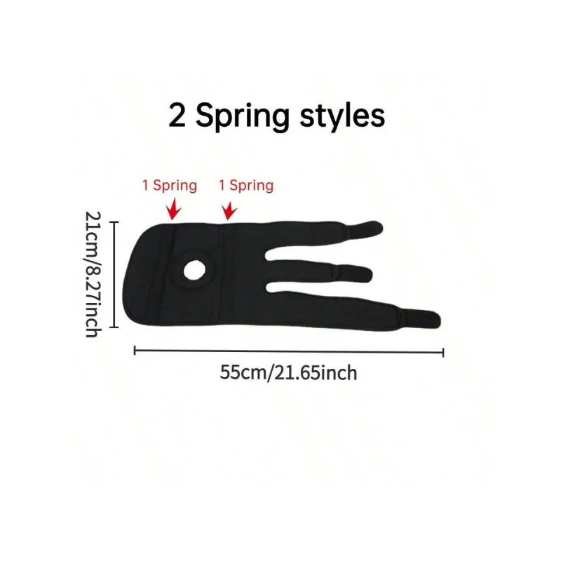 Ademende verstelbare kniebrace (zonder zijstabilisatoren) – voor trainingstraining en verlichting van kniepijn