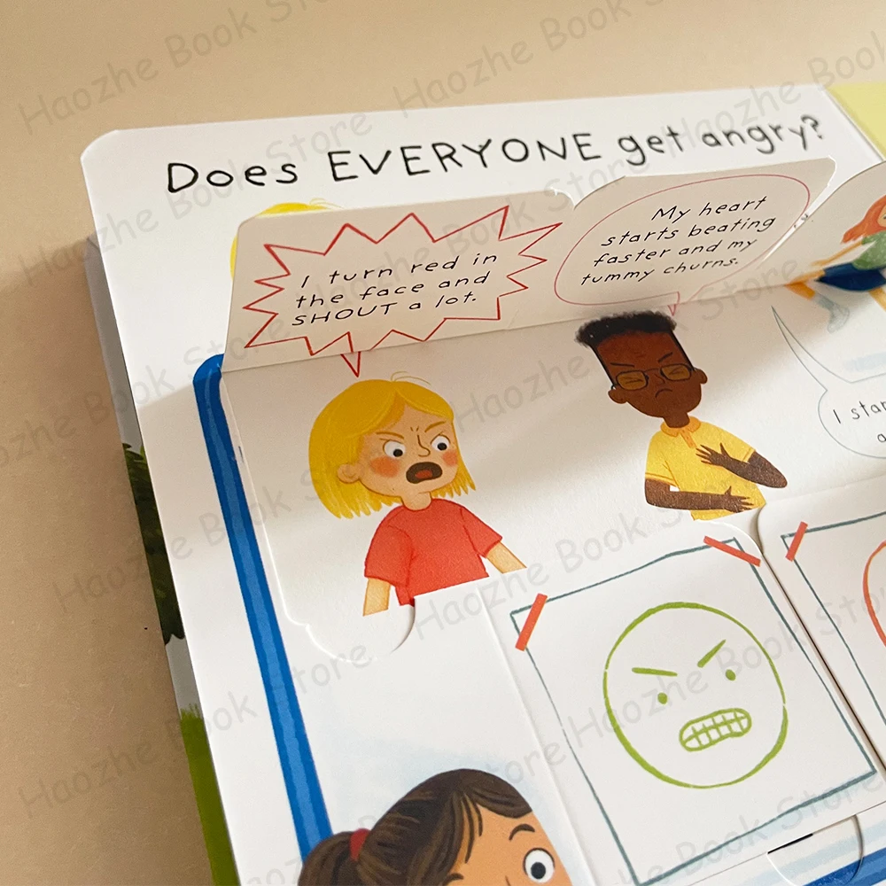 最初の質問と回答: なぜ私は怒っているのでしょうか? Usborne リフト ザ フラップ 子供用アクティビティ 英語ブック キッズ ギフト モンテッソーリ