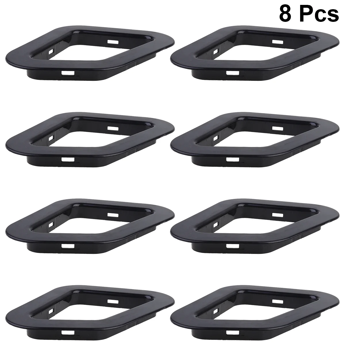 8PCS สํานักงานเก้าอี้หัวเข็มขัดพลาสติกเก้าอี้รถอุปกรณ์เสริมเกมที่นั่งเก้าอี้อุปกรณ์เสริมสําหรับ Store Home Bar (15 ซม