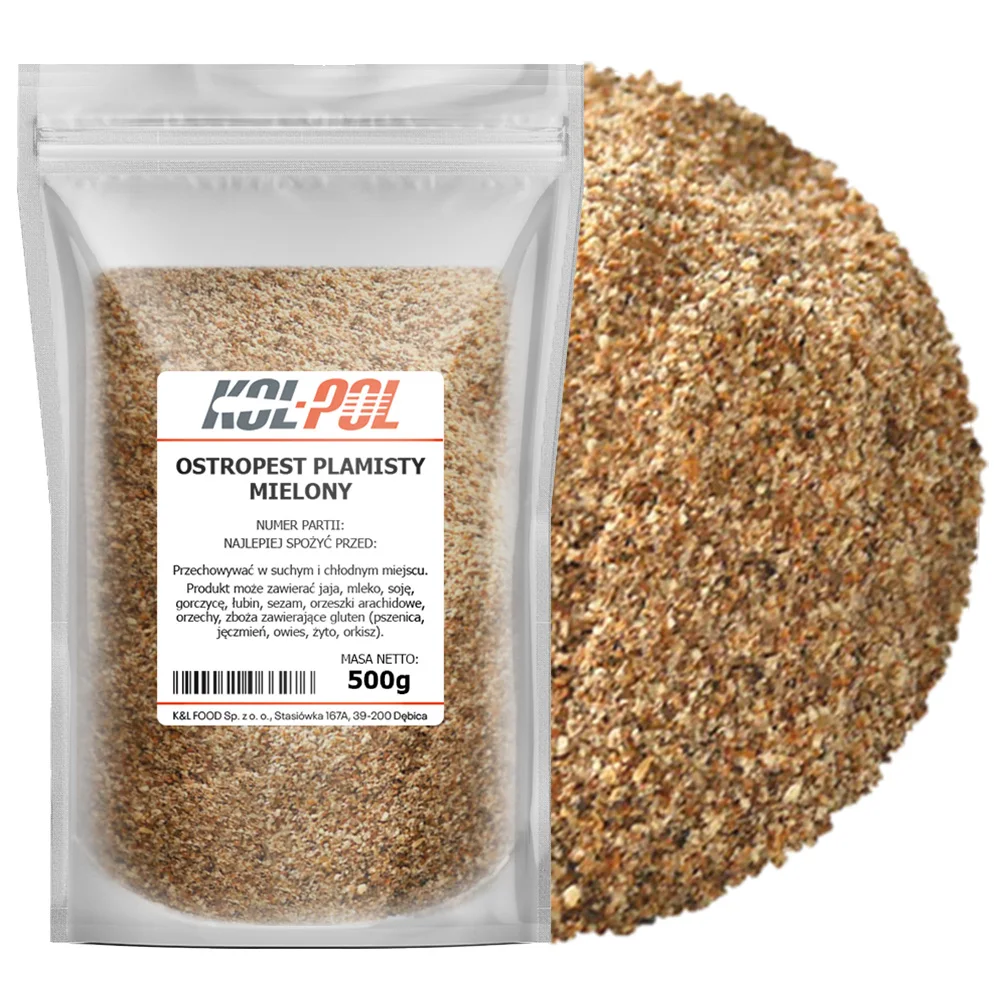 OSTROPEST PLAMISTY MIELONY 500g Naturalny świeży wysoka jakość Kol-Pol