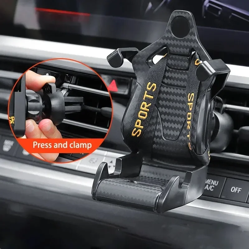 Rennsitz Design Autotelefon halter Halterung Ständer Saugnapf Smartphone mobile Zelle Unterstützung in Auto halterung für iPhone Samsung mi