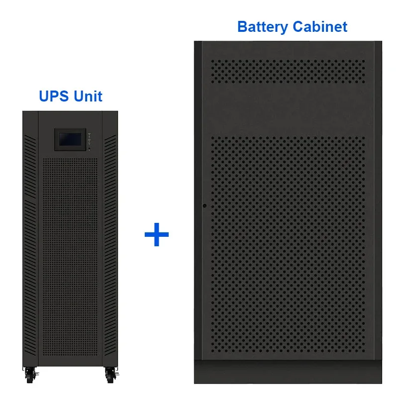 30KVA 40KVA 60KVA 80KVA Large Machine Battery Backup High Frequency 3 Phase UPS Power Supply For Server Room Data Center
