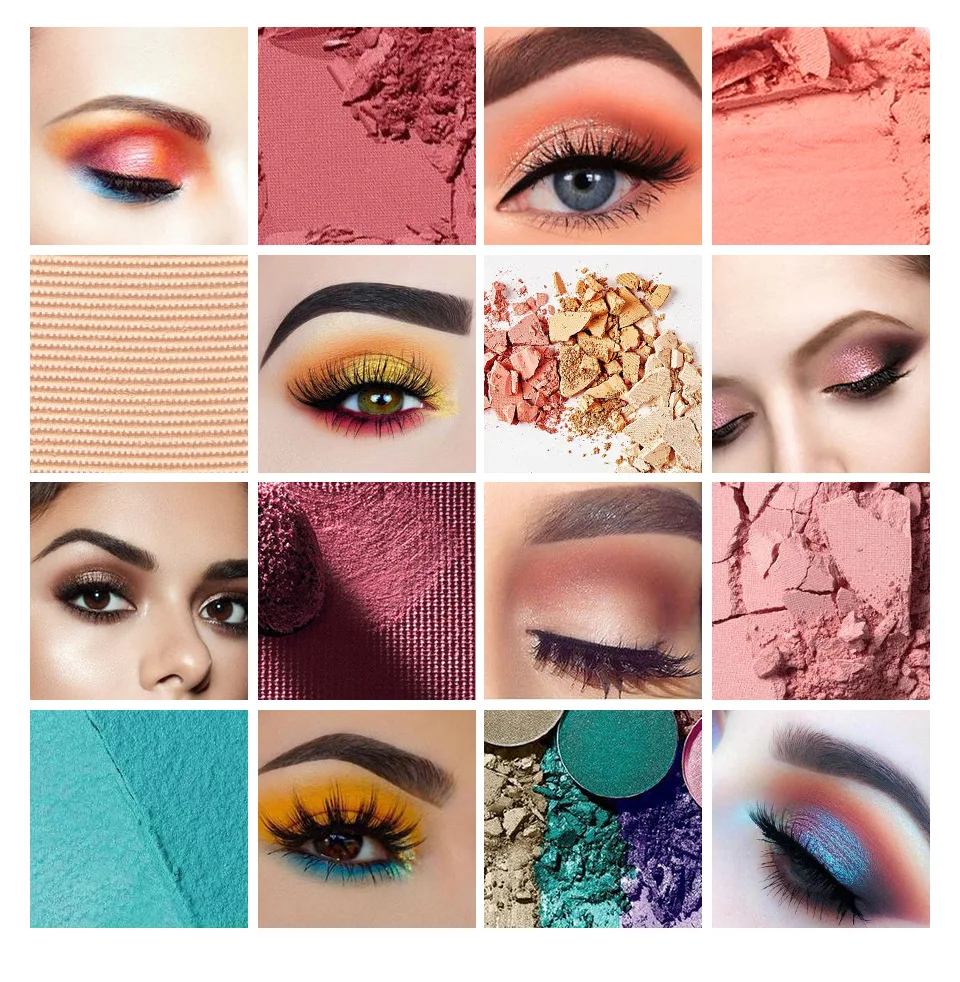 40 colori Matte Pearl Light Earth Color Eyeshadow Palette Display a colori Durevole Facile trucco Impermeabile Anti-sbavature