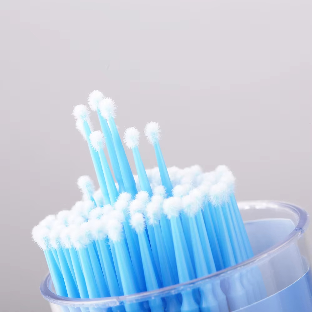 Microaplicadores dentales, hisopo de algodón, varitas de rímel, microcepillo desechable, materiales bucales, suministros de dentista