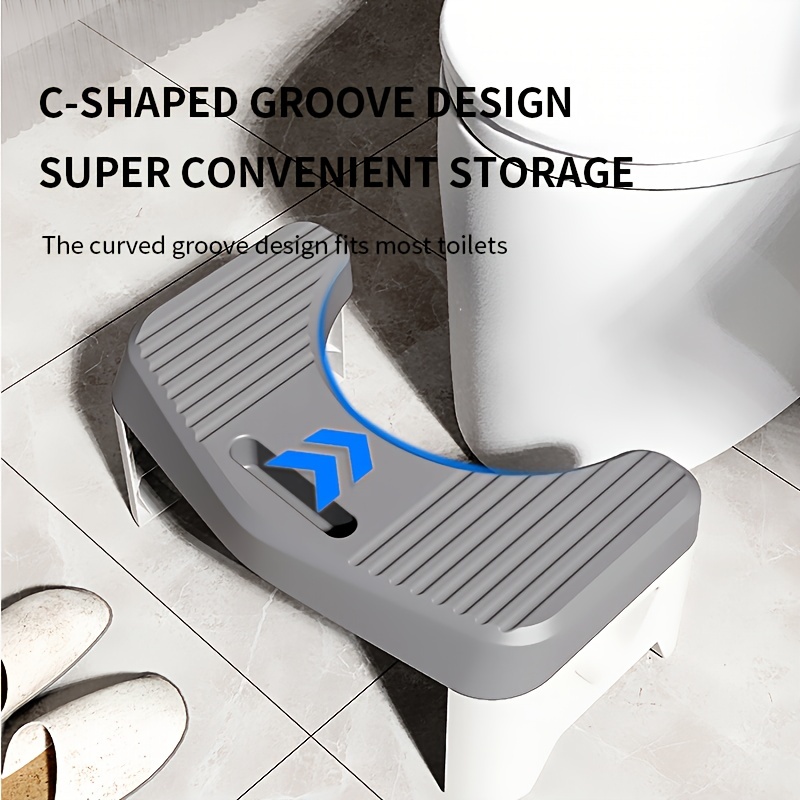 Comfort Toilet Stool for Adult Kids Pregnant Women, Squatting Aid Footstool.