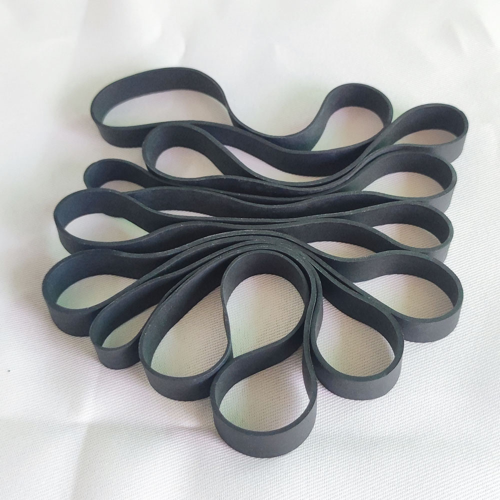 20 pezzi di elastici neri 14,5 cm/5,7 pollici anello di gomma elastica estensibile di grandi dimensioni per forniture di pacchetti di cancelleria per ufficio