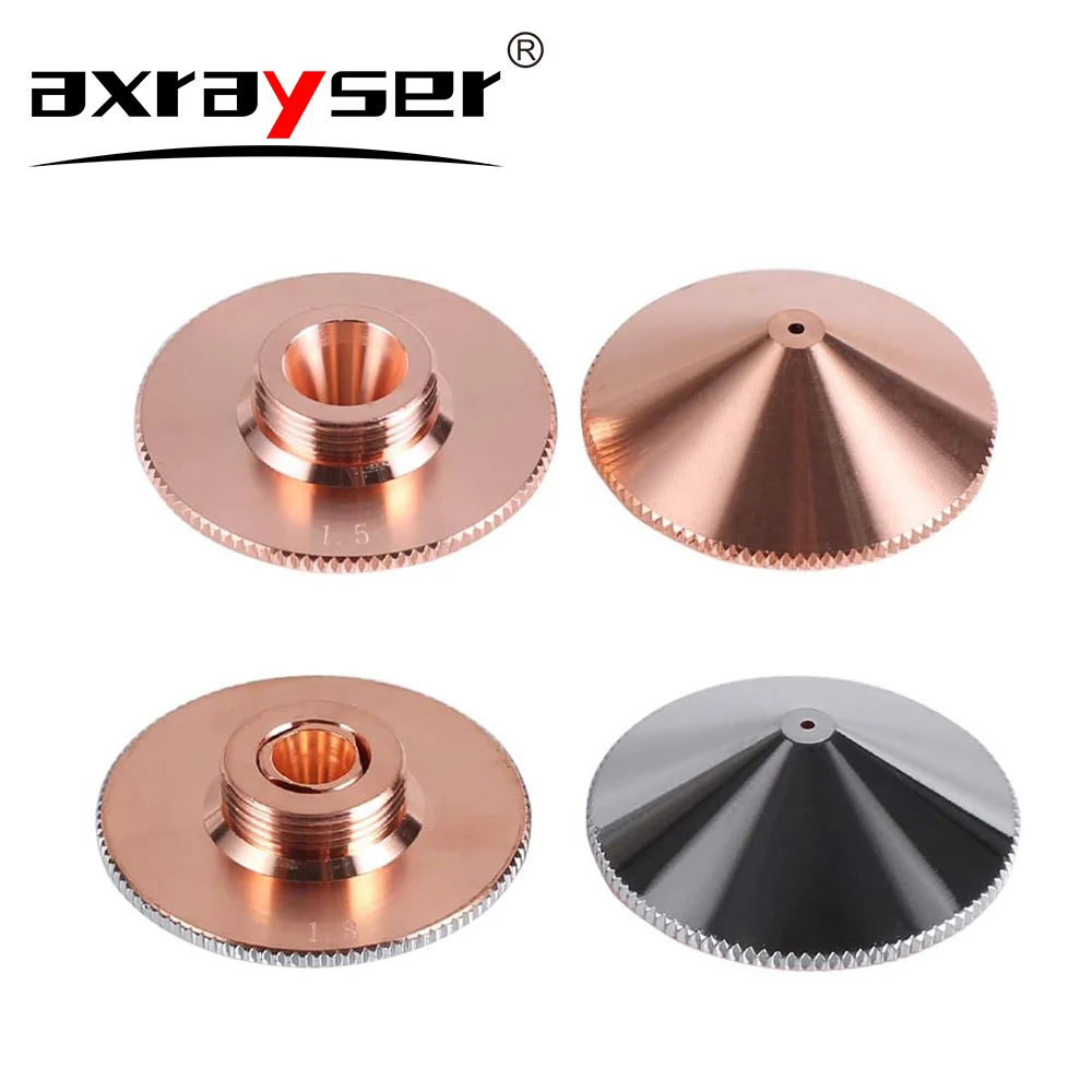 Axrayser Laser Nozzle Fiber Cutting Machine Single Double Layer D28 32mm for Raytools Precitec