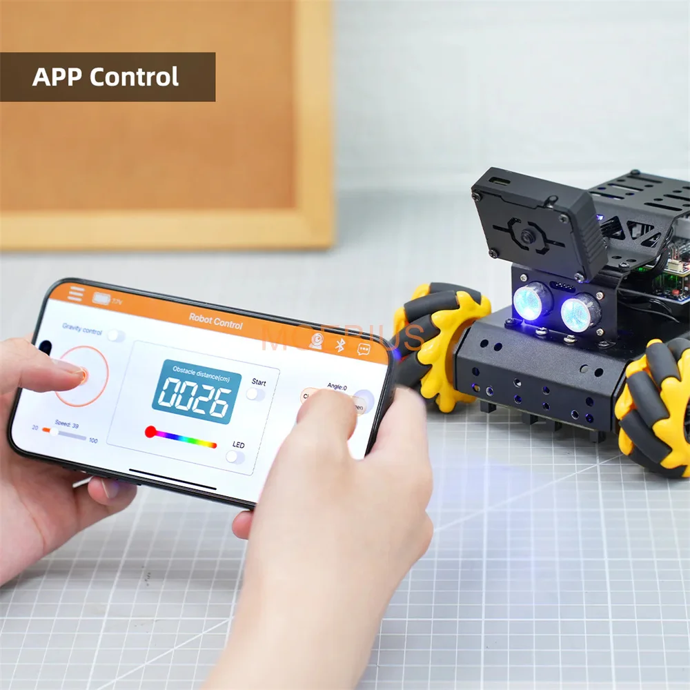 Hiwonder Miniauto Arduino Roboterauto Omni Wheel AI Visuelle Erkennung Tracking UNO Programmierung Roboterspielzeug