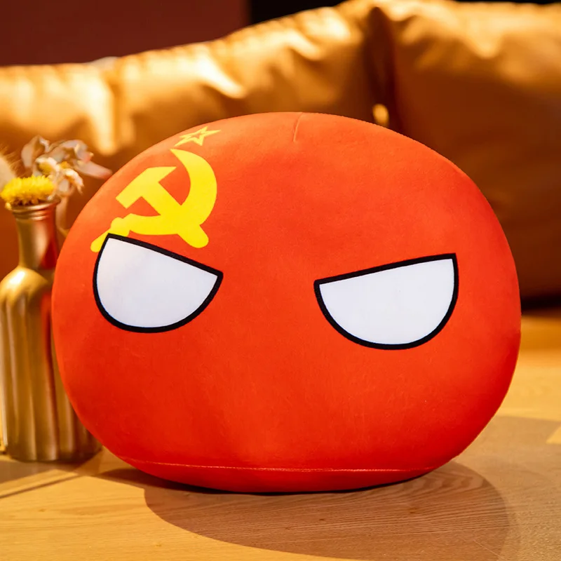 10/30/40Cm Polandball Sang Trọng Búp Bê Countryball Nước Bóng Đồ Chơi Sang Trọng Mặt Dây Chuyền Búp Bê Nhồi Bông Giáng Sinh Trẻ Em Quà Tặng