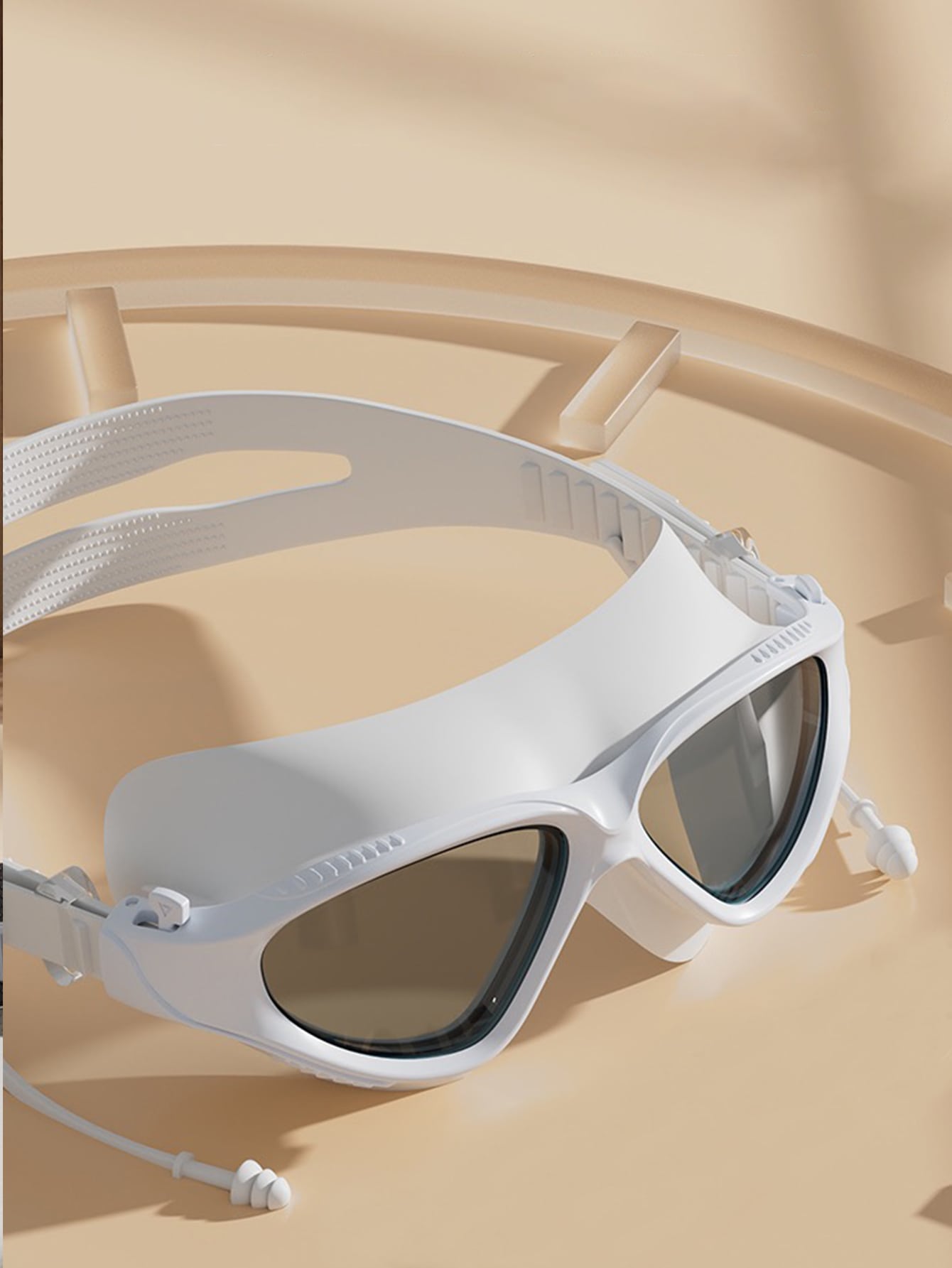 Seasprint-gafas de natación profesionales para hombre y mujer, lentes de protección UV antiniebla, impermeables, ajustables, de silicona