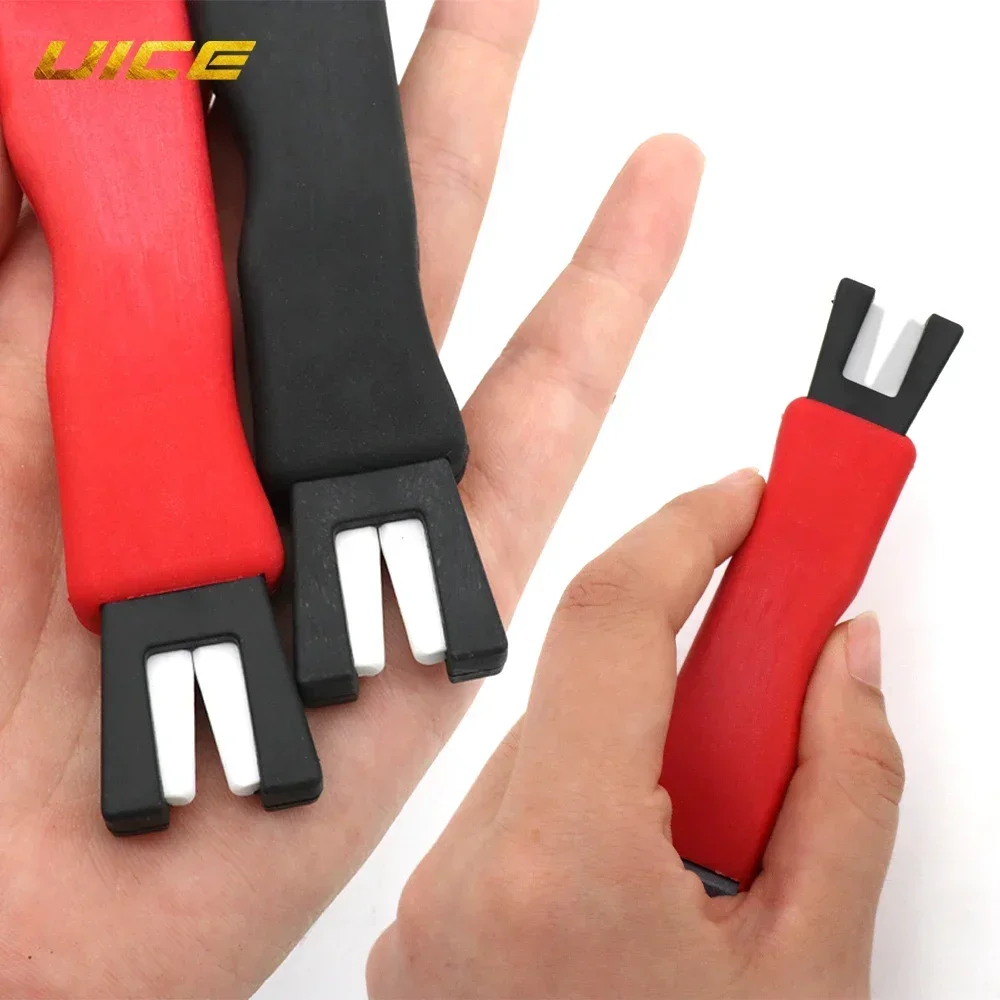 Handheld Ice Skate Edge Blade Sharpener Grindstone Sharpening Stone Tool for Ice Hockey Skates Figure Skating Blade