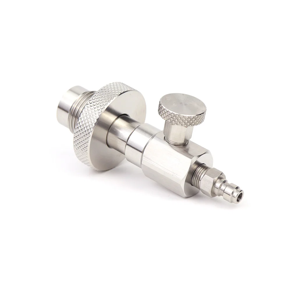 Diving Scuba Din300 Filling Station 5/8BSP Connector Big Bottle To Small Bottle Charging Adapter With Quick Plug