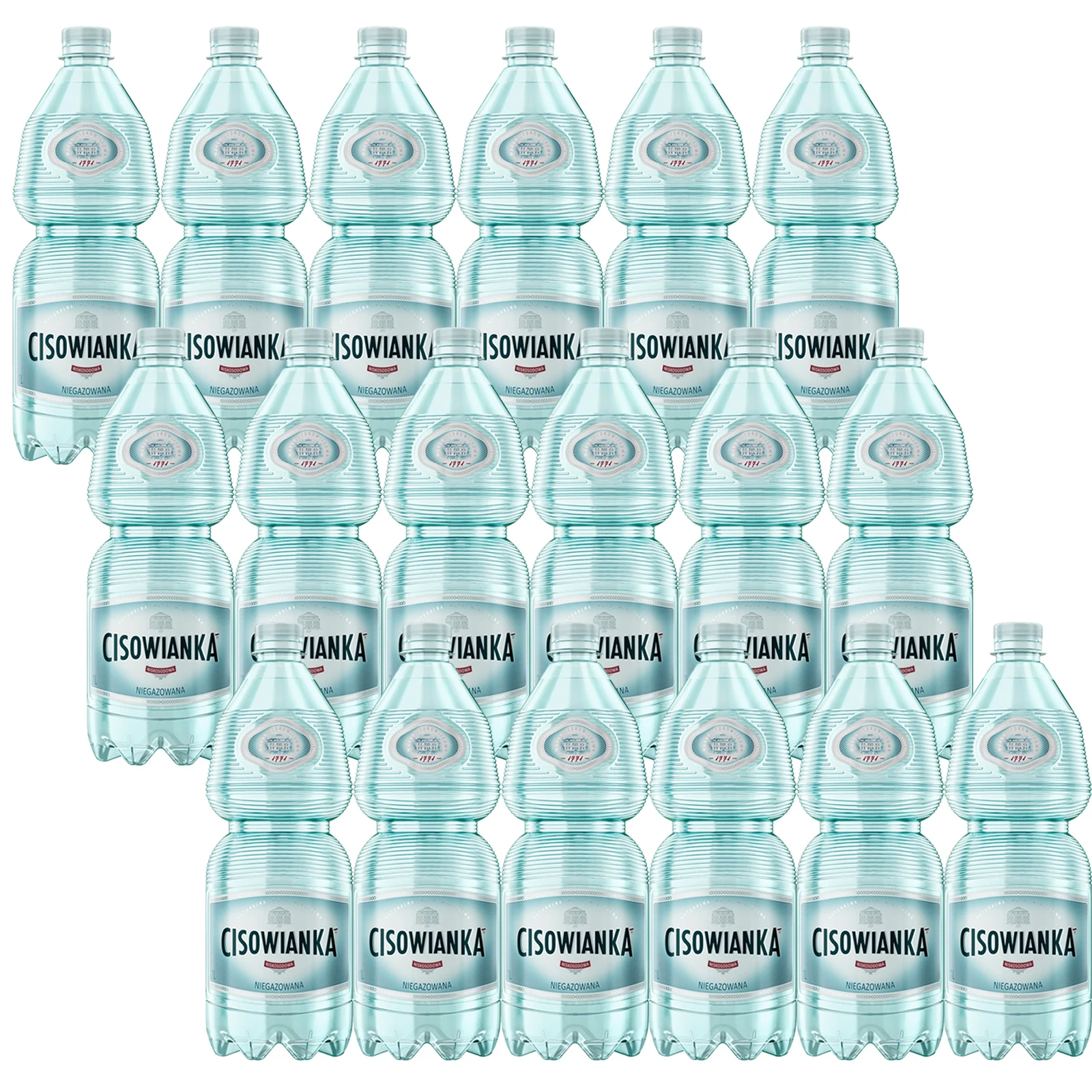 Cisowianka Naturalna woda mineralna niegazowana niskosodowa 1 l x 18 sztuk