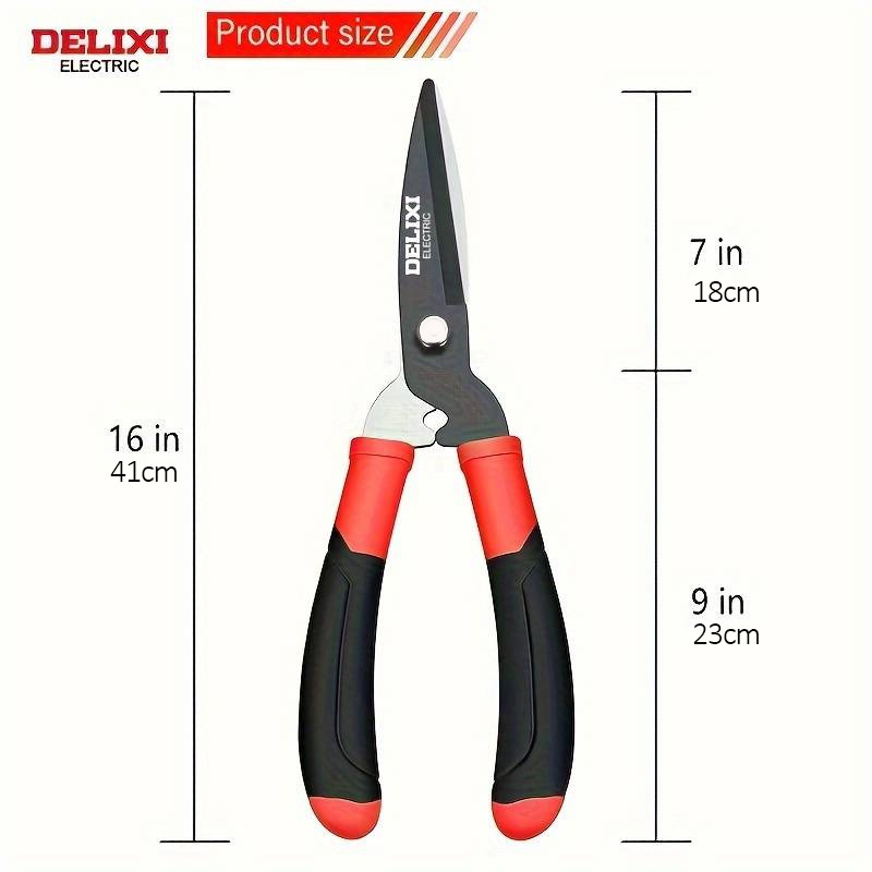 DELIXI ELEKTRISCHE 16-Inch Tuin Heggenschaar SK5 Staal Snoeien Snijgereedschap Landbouw Snoeien Handgereedschap Handmatige Heggenschaar
