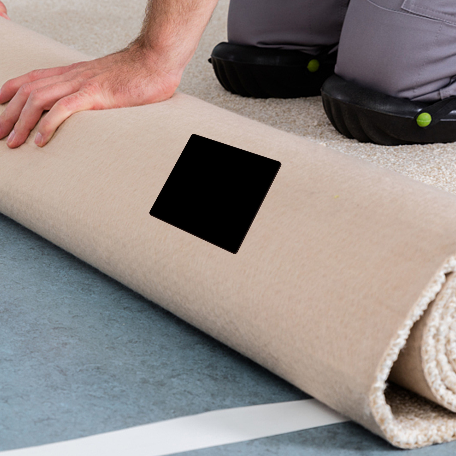 8Pcs Non Slip Rug Pads Premium PU Material Multi Use No Tools Required Carpet Corner Grips Stickers Rug Pad Grippers