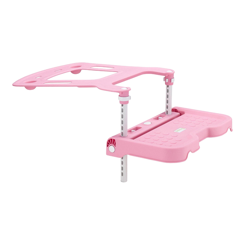 Einfach zu installierende Fußstütze für Kinderautositze. Verwandeln Sie das Auto in einen gemütlichen Reiseraum für Little One Pink