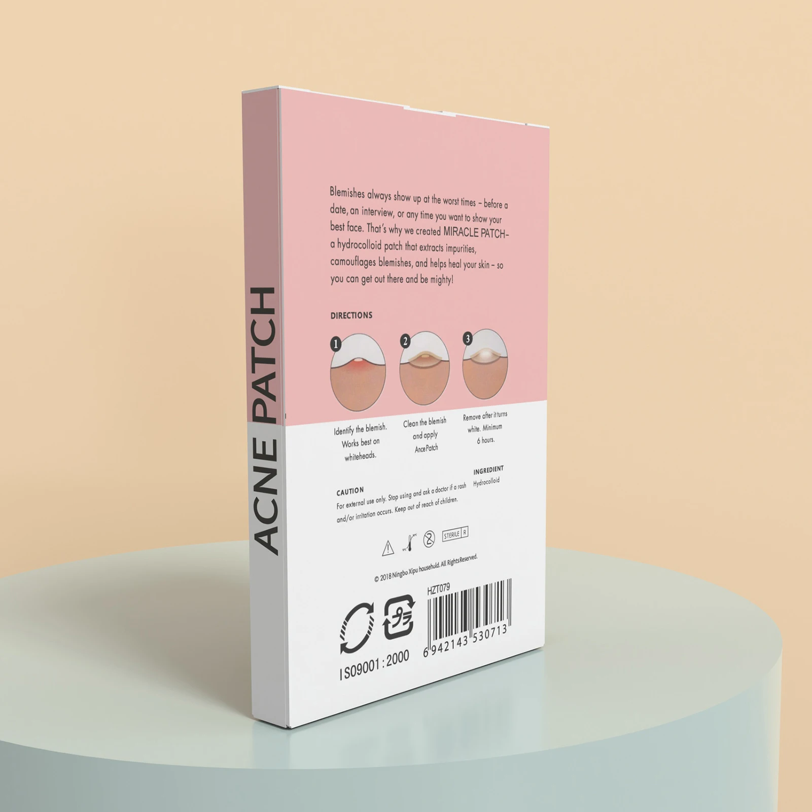 【ขายร้อน】 72 ชิ้นที่มองไม่เห็นกําจัดสิวป้องกันสิวไฮโดรคอลลอยด์แพทช์จุดเครื่องหมายคอนซีลเลอร์กันน้ําซ่อมสติ๊กเกอร์
