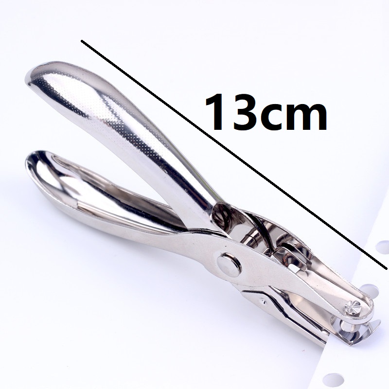 1Pcs 3mm/6mm Metal Pore Diameter Punch Pliers Single Hole Puncher Hand Paper Scrapbooking Punches 1-8 Pages Paper Hole Puncher