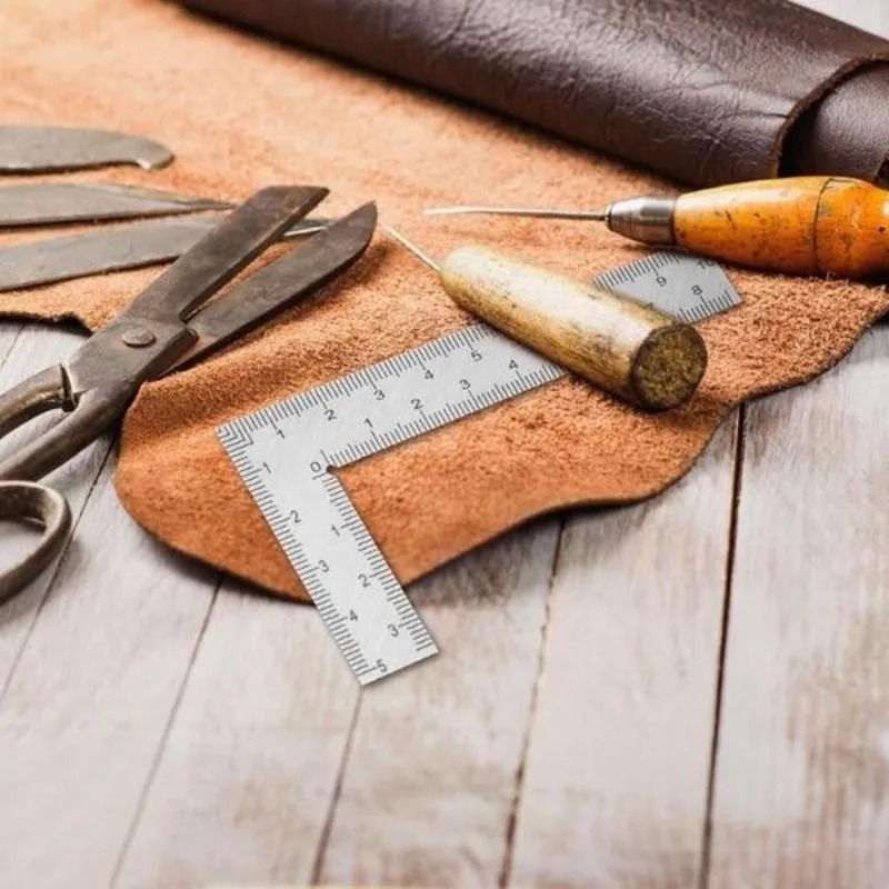 Line Guide Beast, For Messy Math, Cold Hard Steel, Mini Square Ruler