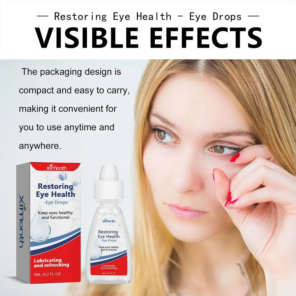 5ml Cataract Removal Eye Drop Improve Blurred Vision Restore Eyesight Relieve Eyeball Infection Dry Itching Red Eyes Treatment