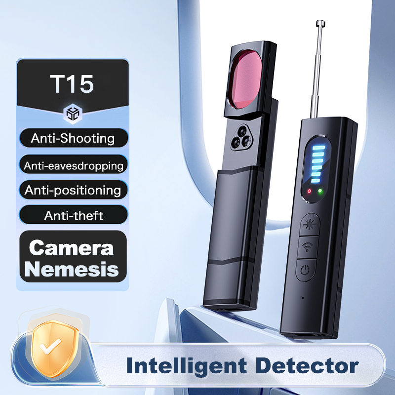 Détecteur de caméra cachée Anti-espion, traceur GPS de voiture, dispositif d'écoute, Bug RF sans fil, Scanner de tous les signaux, Gadget de Protection de sécurité