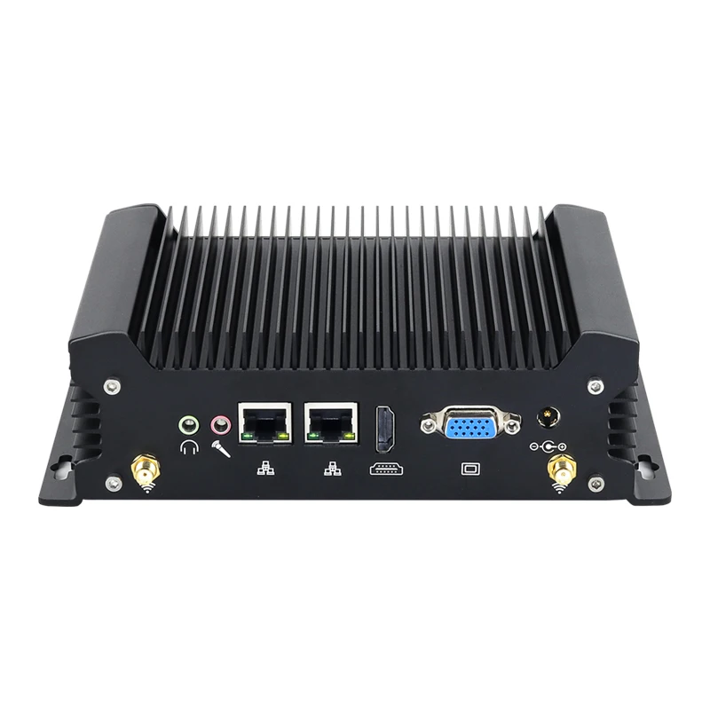 IPC Fanless Industrial IoT Mini PC i5-1235U i5-1335U DDR5 2x LAN 2x COM RS232 8x USB Support 4G LTE SIM WiFi Windows Linux