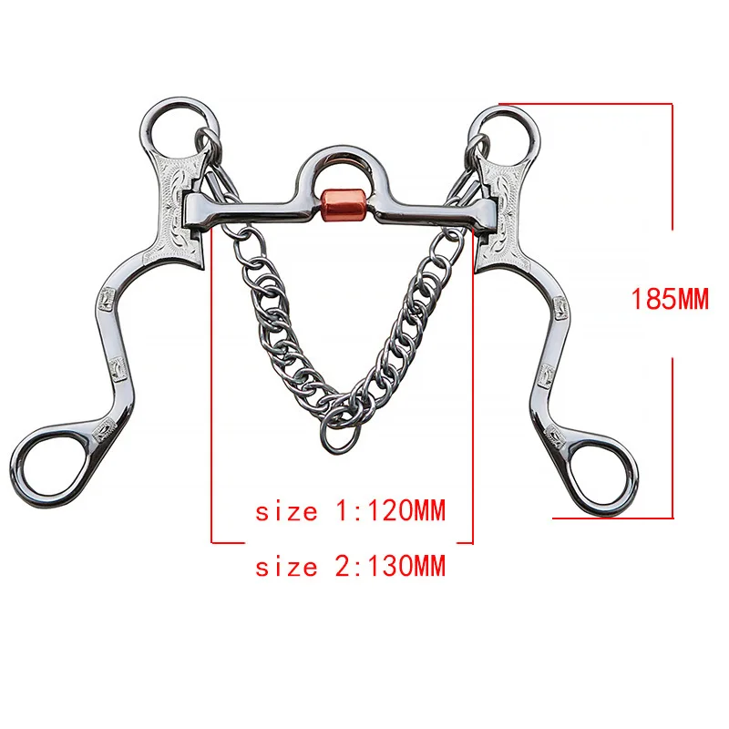 Pferde-Bit, robuste Edelstahl-Bitschnitzerei, feine Verarbeitung für Reiten, für Reitsport-Performance, Reitsport-Zubehör