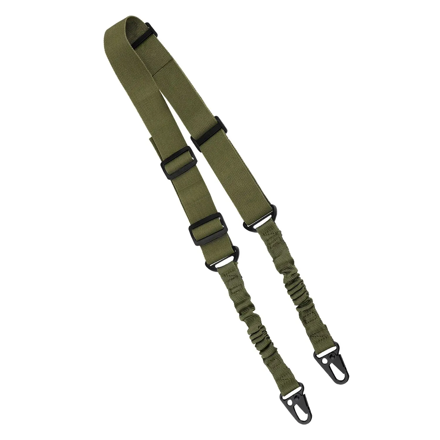 สลิงไนลอนแบบ Dual Point เกี่ยวกับยุทธวิธี: เหมาะสําหรับการล่าสัตว์และการผจญภัยกลางแจ้ง ปรับได้!