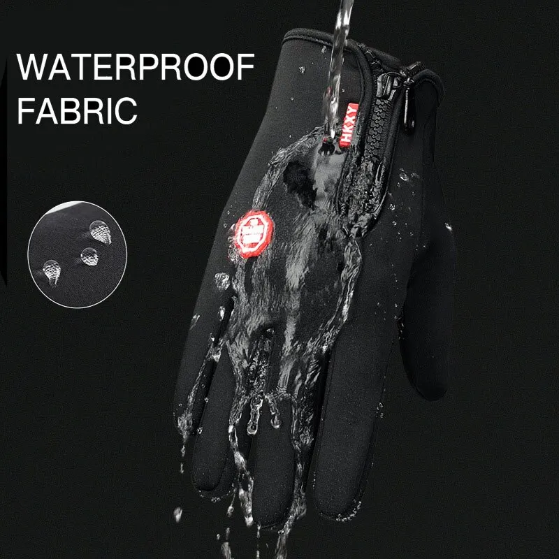 Guanti da sci afferrare guanti Touch Screen in velluto autunno e inverno caldo più velluto a prova di freddo impermeabile modello di equitazione all'aperto