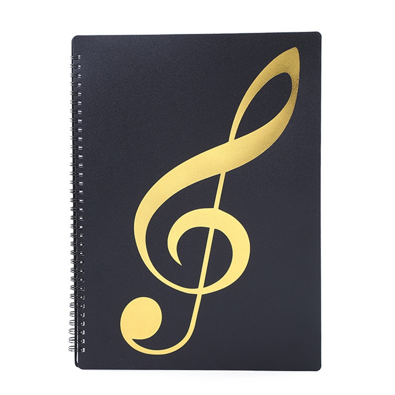 Sheet Music Folder, 60 Pages, Sheet Music/Holder,Fits Letter Size A4, Writable & Detachable Choir Folder