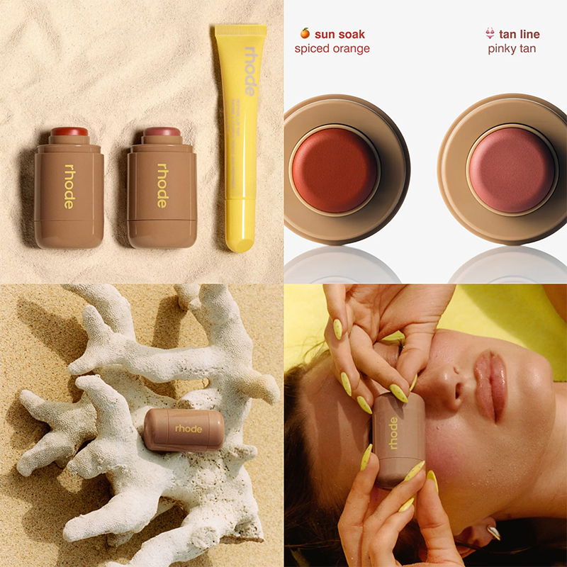 Nova cor fita lemontini brilho labial bolso blush vara não-desvanecimento à prova dwaterproof água blush hidratante shimmer batom forro
