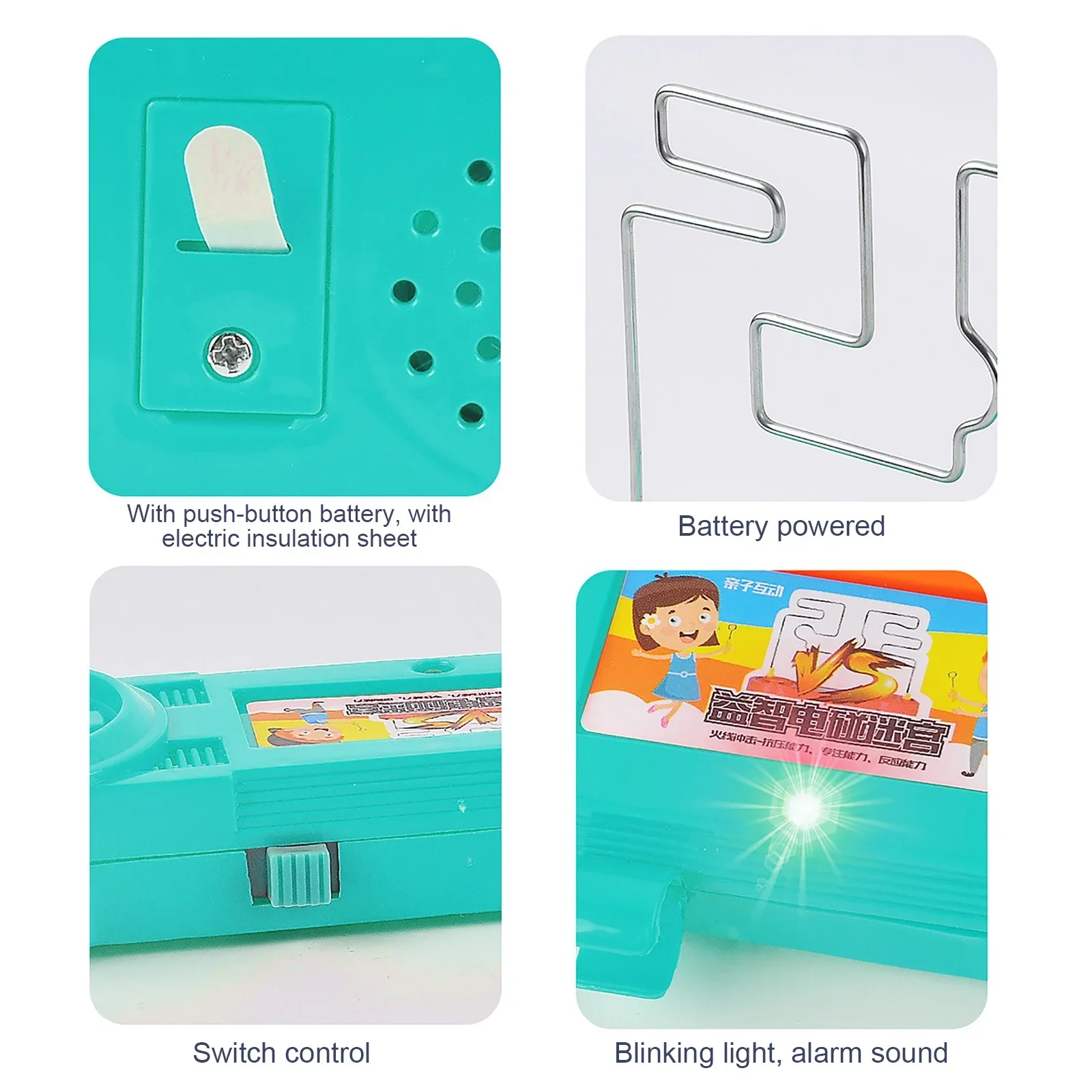 Fire Line Impact ไฟฟ้า Touch Maze ปริศนาสําหรับเด็ก Interactive เด็กของขวัญสร้างสรรค์ Focus Artifact โฟกัสเกมการฝึกอบรม