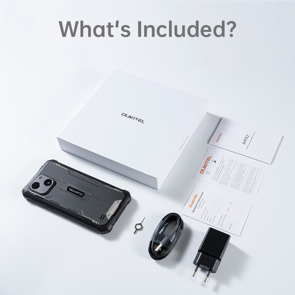 Oukitel WP32 pro Smartphone resistente 6 "HD 24GB + 256GB 6300mAh Octa Core teléfono móvil 20MP teléfono celular NFC