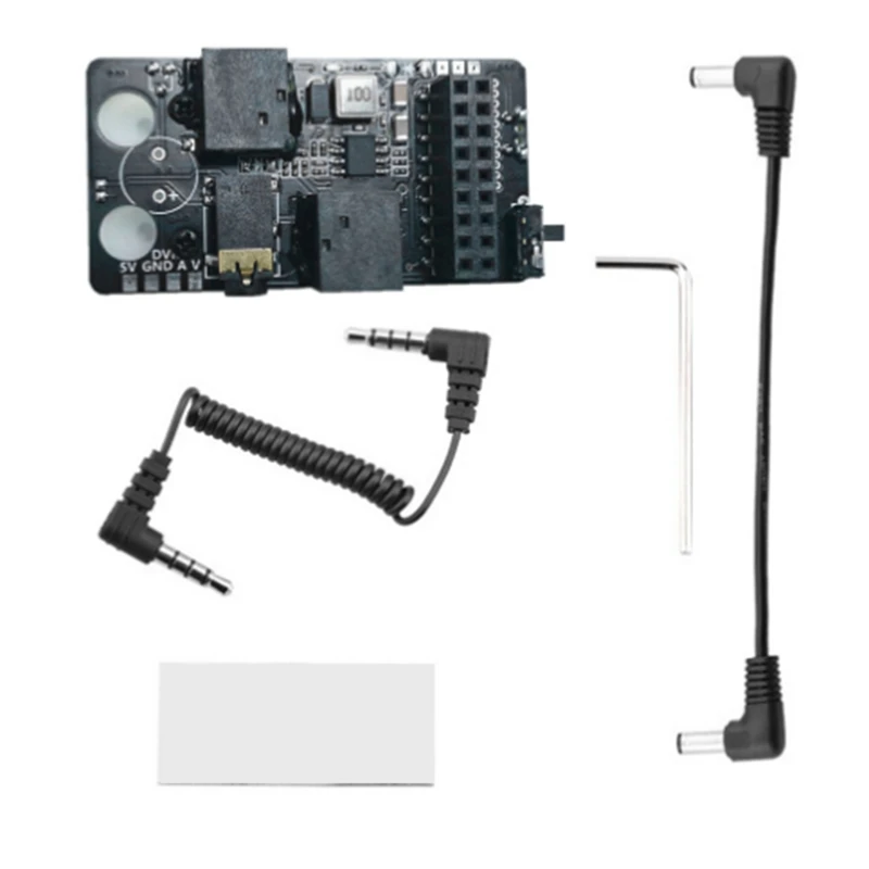 Para dji fpv óculos v2 vôo analógico externo 5.8g rx porto 3.0 kit módulo receptor para leve 5v 3a óculos de vôo