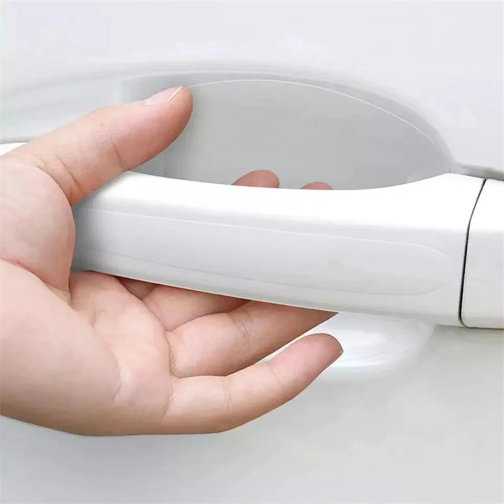 Universal รถประตู Anti-Scratch ป้องกันสติกเกอร์ที่มองไม่เห็นรถประตูสีข้อมือป้องกันฟิล์ม Decals