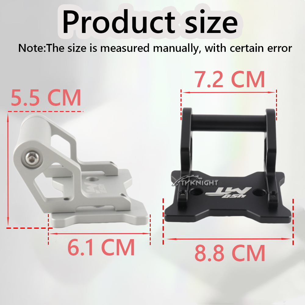 Motorcycle Mobile Phone Holder GPS Navigation Bracket For CFMOTO 450MT 450 MT MT450 CNC aluminum Extension Bracket 12mm 22mm