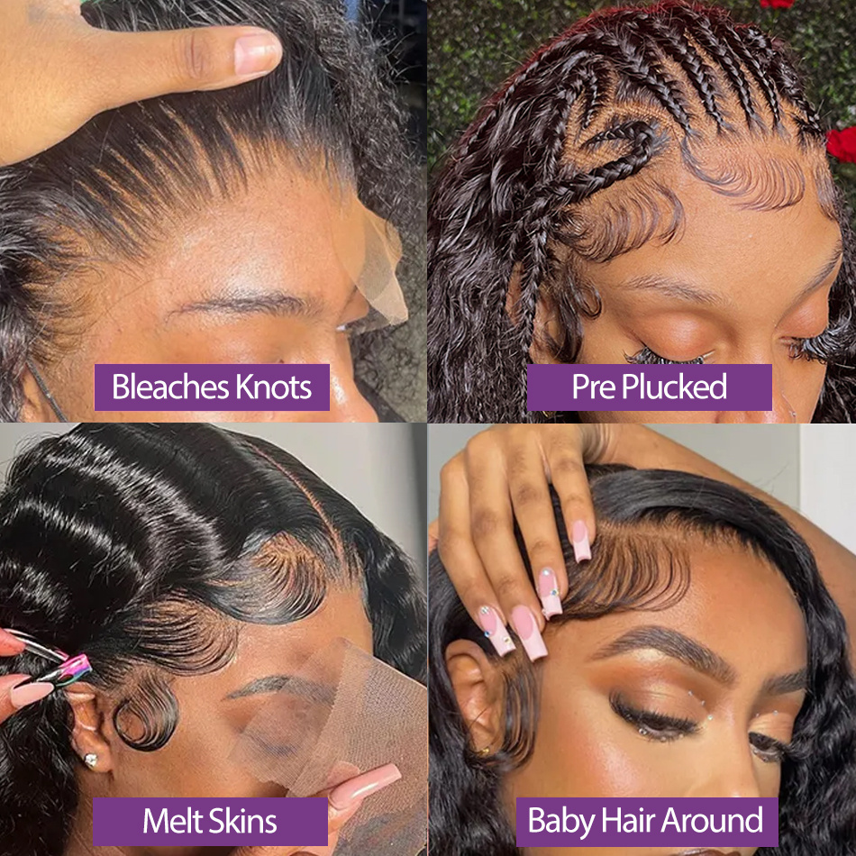 46 40 pulgadas onda profunda 13x4 13x6 Hd pelucas frontales de encaje cabello humano onda de agua 360 peluca con malla Frontal pelucas rizadas brasileñas Remy para mujeres