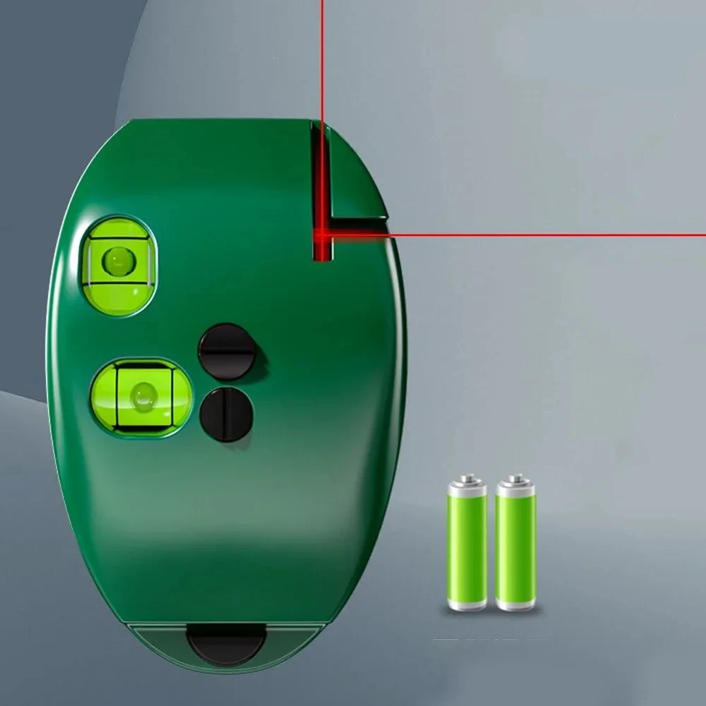 90 Degree Laser Level Electronic Infrared Line Level High Precision Long Distance Wall Level Tool Battery Powered Portable Measu
