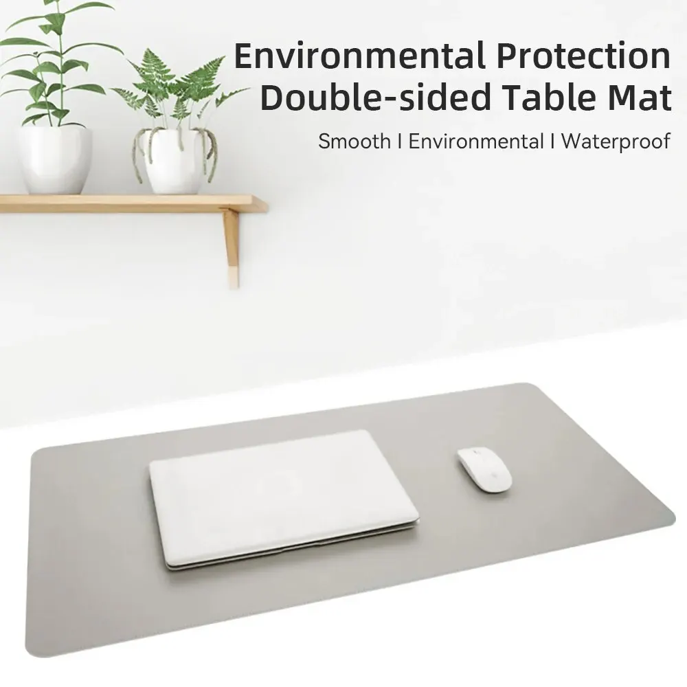 1 Stück große Größe 60 * 30 mm Büro-Schreibtisch-Schutzmatte PU-Leder wasserdichtes Mauspad Desktop-Tastatur Schreibtischunterlage Gaming-Mauspad